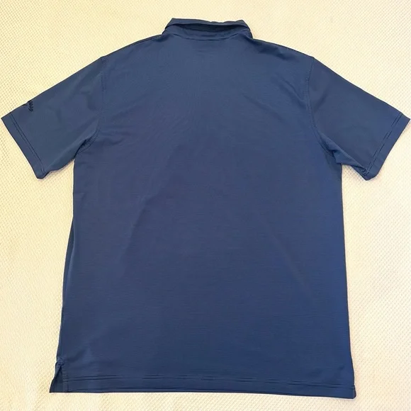 Callaway Opti-Dri Blue Black Striped Short Sleeve Polo B2/29 - Picture 4 of 9